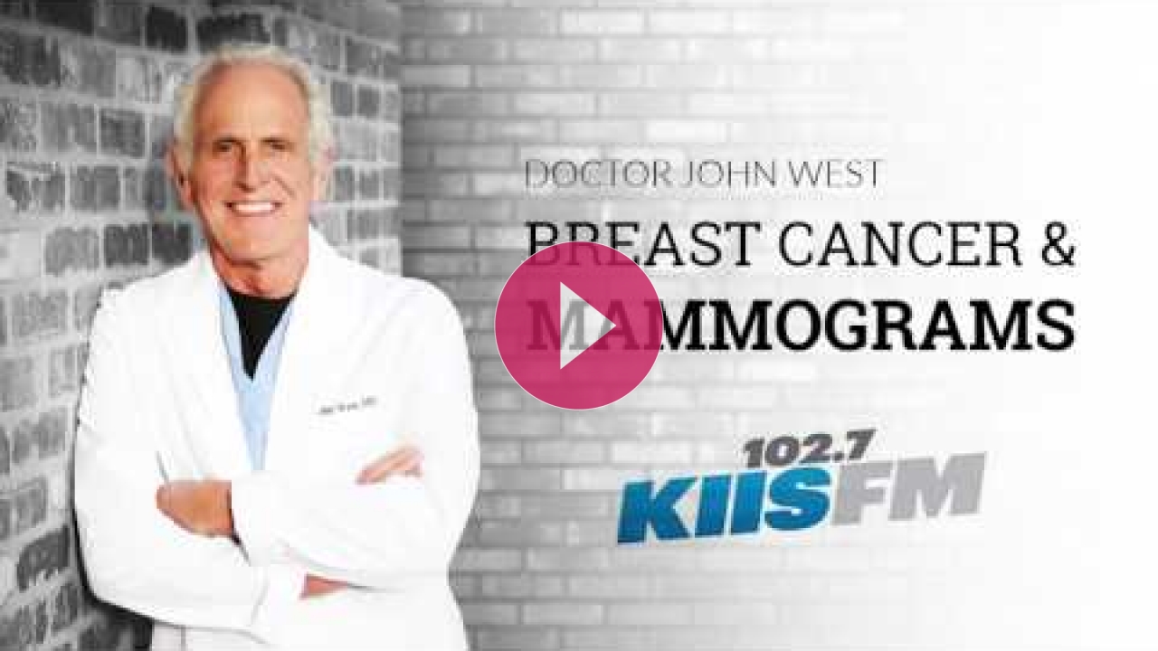 Embedded thumbnail for John West Discussing Breast Cancer &amp;amp; Mammograms on KIIS Radio